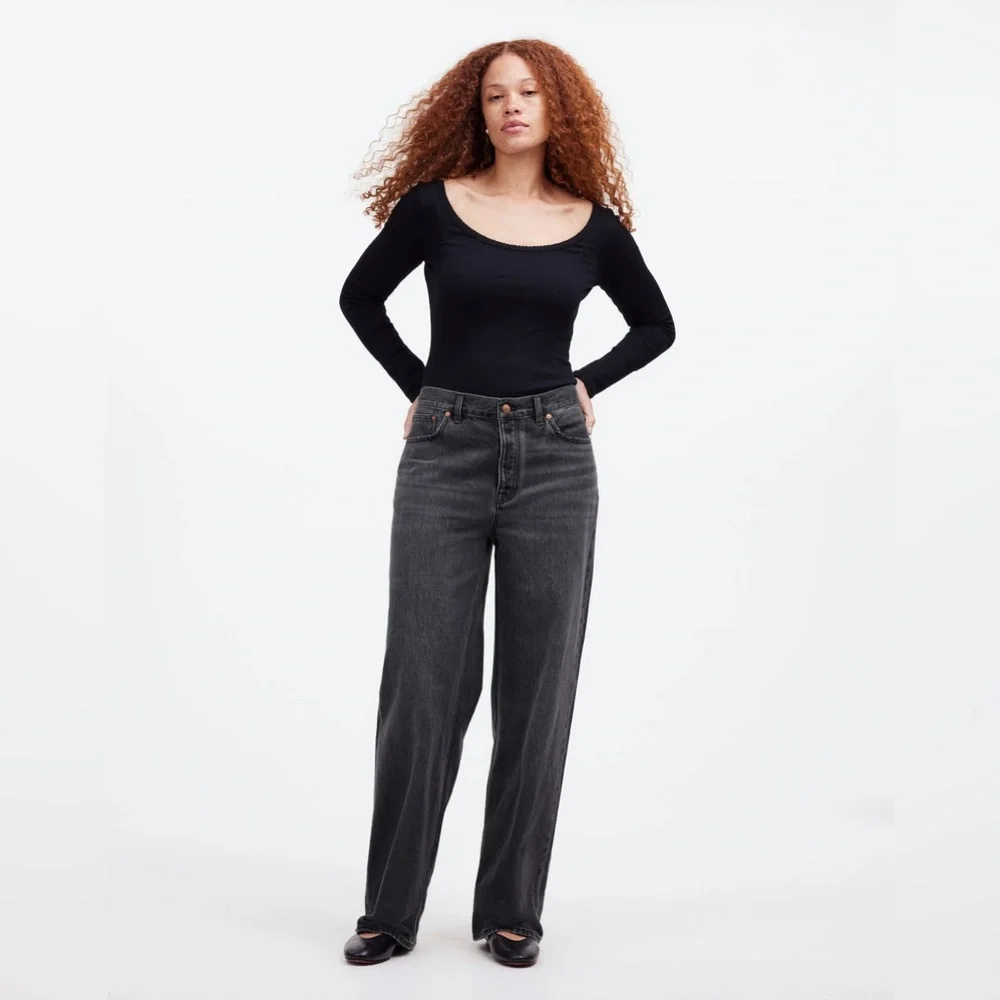 NWT Madewell Low-slung Baggy Jeans Size 28 - Picture 3 of 13